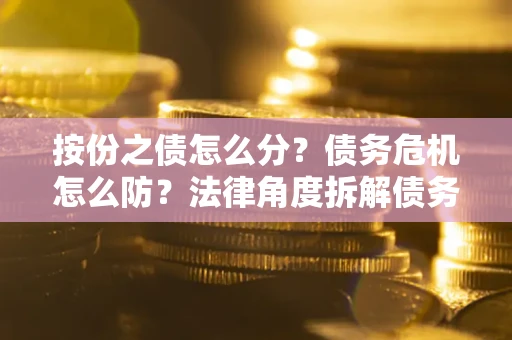 武汉按份之债怎么分？债务危机怎么防？法律角度拆解债务分配与风险自保指南