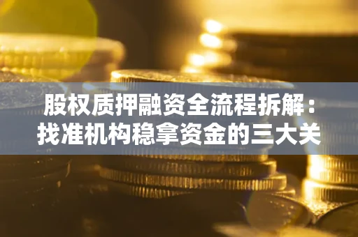 武汉股权质押融资全流程拆解：找准机构稳拿资金的三大关键