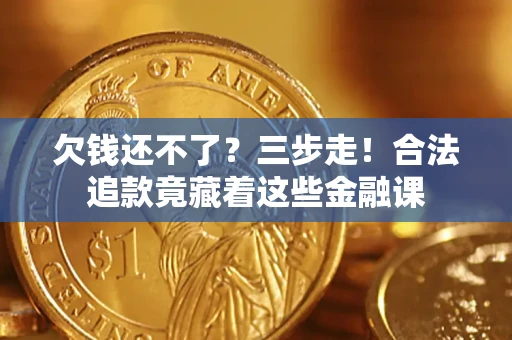 武汉欠钱还不了？三步走！合法追款竟藏着这些金融课