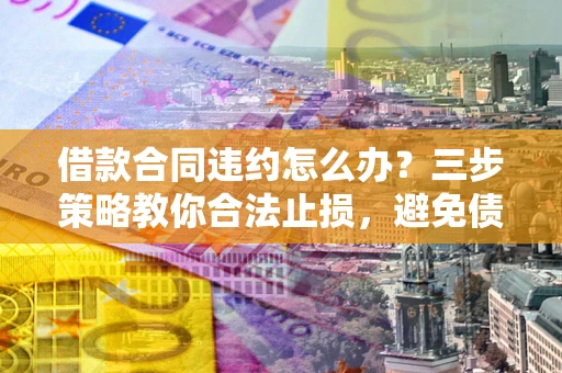 武汉借款合同违约怎么办？三步策略教你合法止损，避免债务危机升级