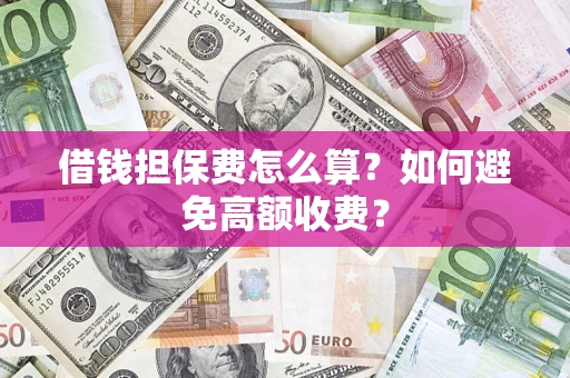 武汉借钱担保费怎么算？如何避免高额收费？