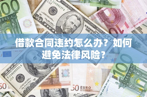 武汉借款合同违约怎么办？如何避免法律风险？