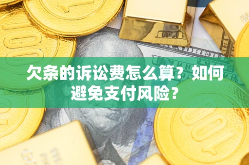 武汉欠条的诉讼费怎么算？如何避免支付风险？