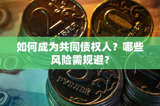 武汉如何成为共同债权人？哪些风险需规避？