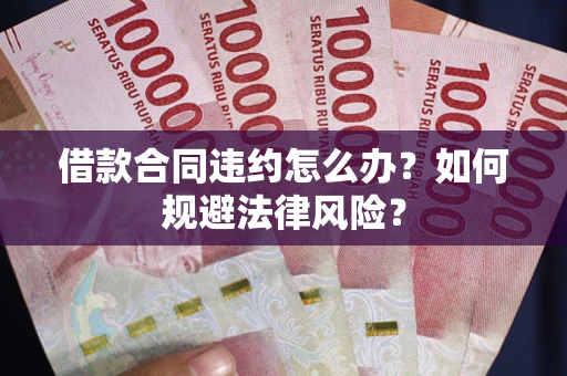 武汉借款合同违约怎么办？如何规避法律风险？